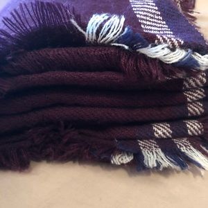 Dark purple scarf
